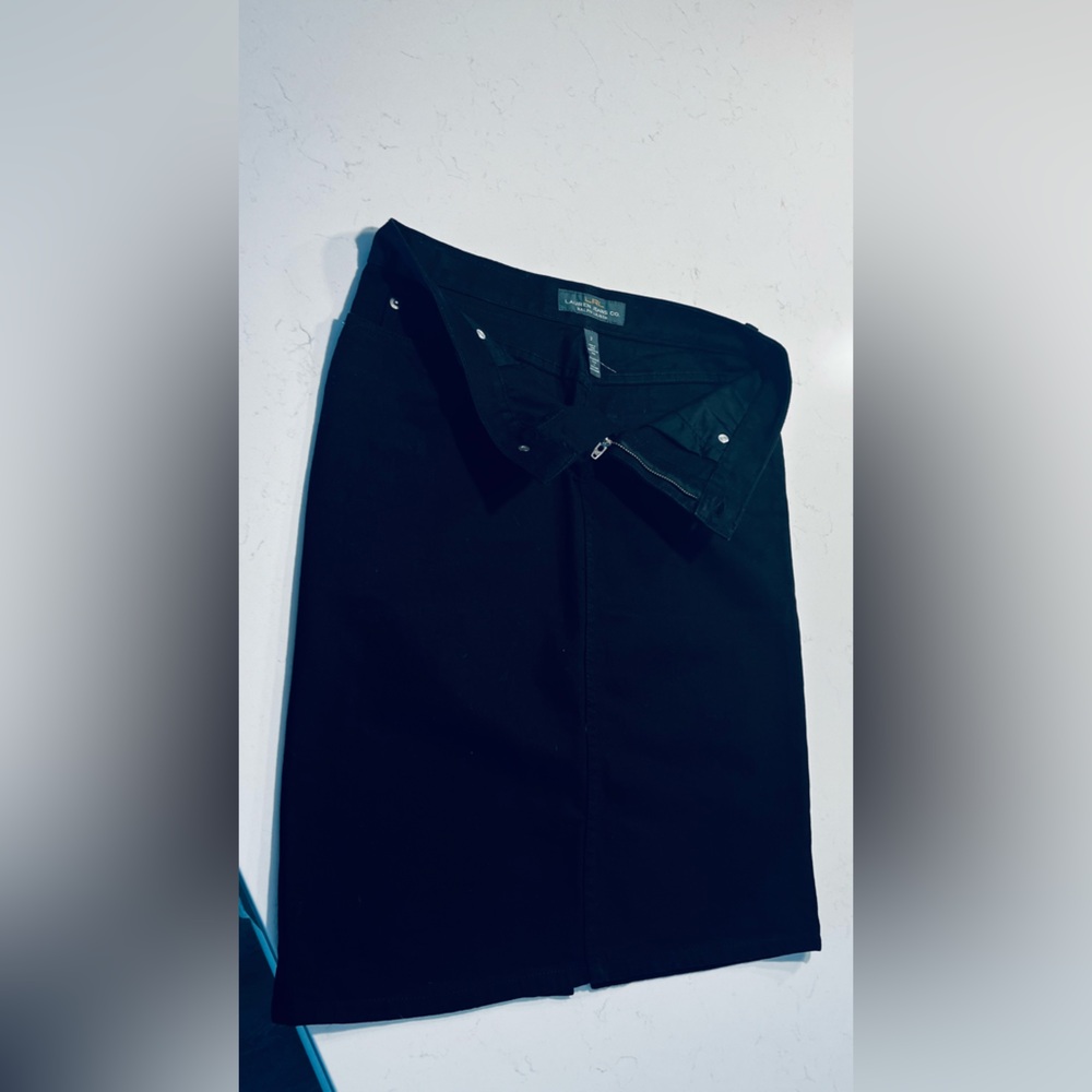 LRL - RALPH LAUREN || Lauren Jeans Co. Denim Pencil Skirt. Size 2